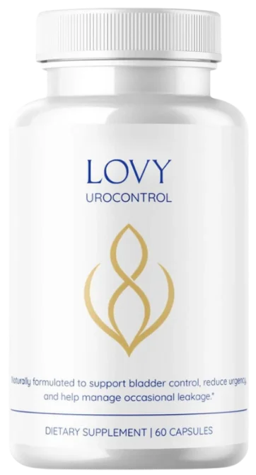 Lovy UroControl Dietary Supplement, 60 Capsules